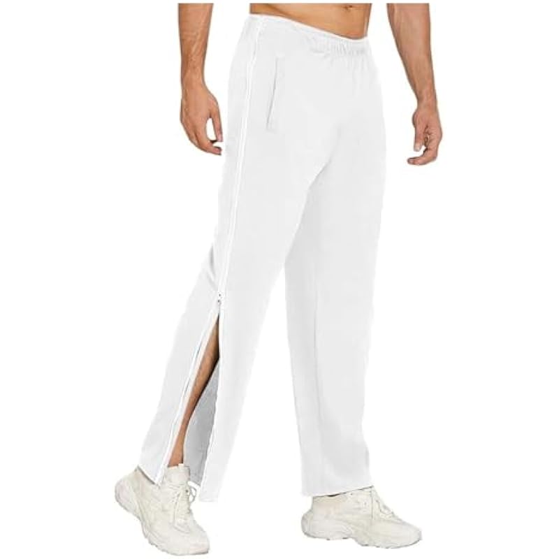 Pantaloni Sportivi Reha Sweat Uomo - Divisibili Con Cerniera, Poliestere, Comodi E Versatili