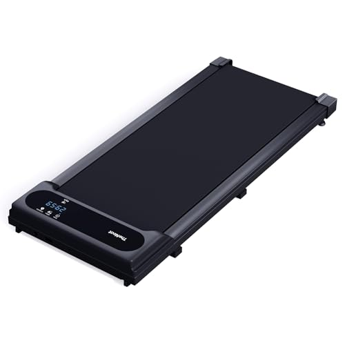 TheNeat 2 en 1 Cinta de Correr, 2,5HP Cinta de Andar Ultra Silenciosa, 1-6km/h Walking Pad Treadmill, Cinta Caminar con Control Remoto y Pantalla LED, Caminadora Electrica para Casa/Oficina