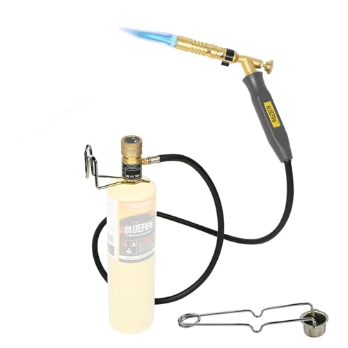 BlueFire MRAS-8210 Turbo Flame Propane Torch 5ft Hose