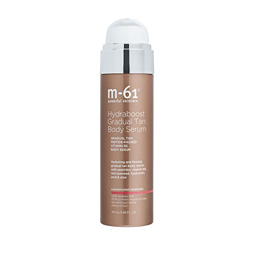 m-61 Hydraboost Gradual Tan Body Butter | Unscented, Hydrating, Firming Body Lotion For A Streak-Free, Self-Tan Glow. Formulated With Vitamin E, Aloe, and Coconut Oil - 7.8 Fl Oz