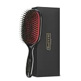 Ellen Evyse Boar Bristle Hair Brush, Nylon Pins and Soft Boar Bristles for Smoothing, Detangling, Reducing Breakage and Enhancing Shine, Hairbrush for Women,Men