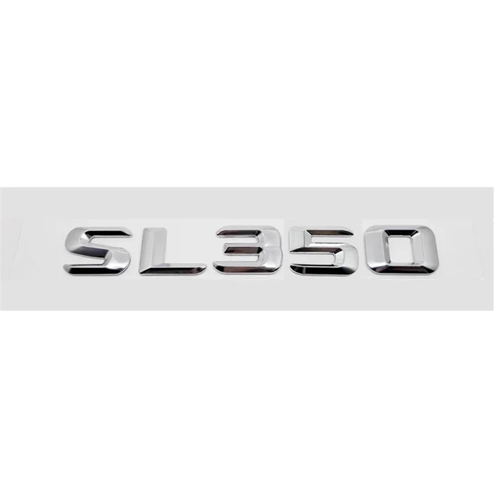 YTQMoreBNZ YYDStes Car Rear Trunk Stickers Compatible With Mercedes Benz SL350 SL400 SL450 SL500 SL550 SL600