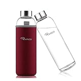 Bleiben hydratisiert: 18oz/550ml Fassungsvermögen Wasser Flasche ist ideal für Camping, Wandern, Reisen, Yoga, Küche, Zuhause, Büro und Schule. Hydratisierte und gesund bleiben trinken jeden Tag.