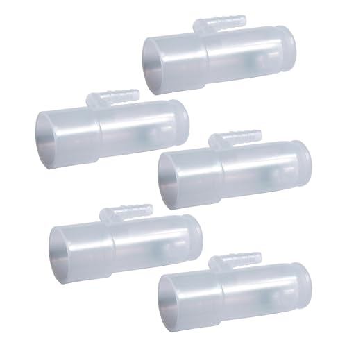 Image of Bistras Oxygen Adapter Enrichment Port Connector fits CPAP Tubing Hose Model 1642 (5)