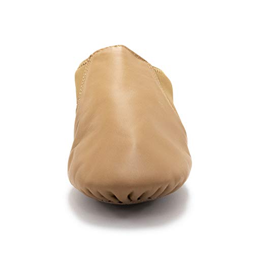 Leather Slip-On Split Sole Jazz Shoes Dance Shoes2