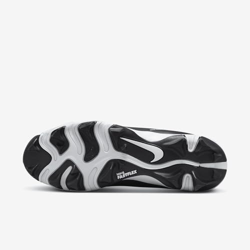 Nike Hyperdiamond 4 Keystone Women's Softball Cleats (FZ0920-001, Black/Pure Platinum/Iron Grey)2