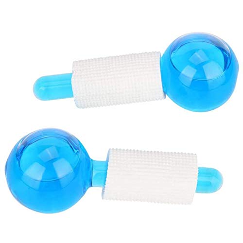 NSWD Facial Ice Globe,for Cold Facial Massage Skin Beauty Tools for Pimples Wrinkles Reduction Firm Face,2pcs