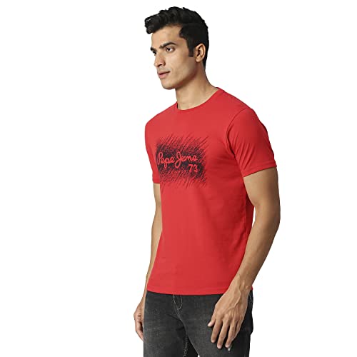 Image of Pepe Jeans Men's Cotton Regular Fit T-Shirt