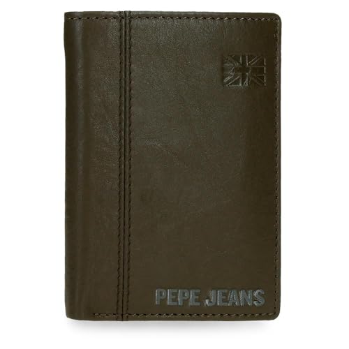 Portefeuille Pepe Jeans Cortland vertical avec porte-monnaie compact