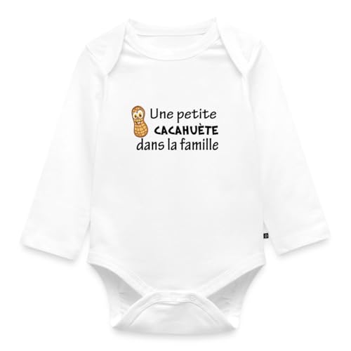 Body bébé bio annonce grossesse originale cacahuète pour l'annonce aux grands-parents