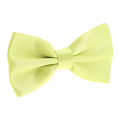 cravateSlim Noeud Papillon Vert anis - Noeud Papillon Homme Couleur Uni - Accessoire Chemise et Costume - Mariage, Cérémonie
