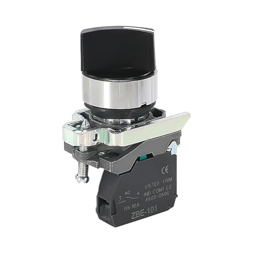 Interrupteur à bouton XB4-BD33 commutateur rotatif 2 positions fixe 1NO