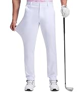 QPNGRP Men's Golf Pants 29"/31"/33" Inseam Stretch Casual Work Dress Pants