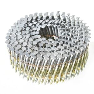 #US 3600Pcs Siding Nails 2-1/4"x.092" 15 Degree Collated Wire Coil Full Round Head