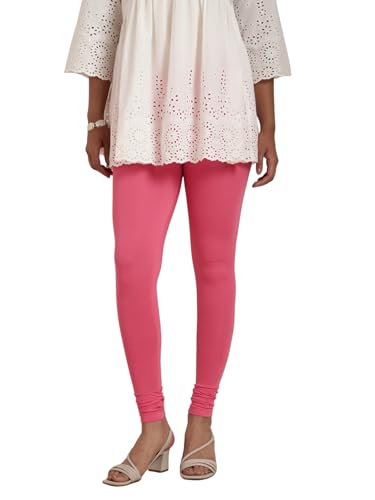 Image of TWIN BIRDS Tailored Cut and Classic Fit Super Stretchable Elastane Fabric Churidar Leggings for Women