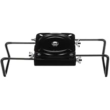Attwood 15700-3 Seat Mount, Clamp-On With Swivel, Adjusts from 7 12 inches to 18 inches, Black, Powder-Coated Steel