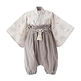 [PUPPAPUPO] プッパプーポ ベビー袴 2ピース 着物 ベビー服02かすみ草 70