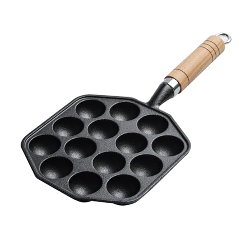 Poêle takoyaki maker en fonte qui ne colle pas avec accessoires de cuisson - 2