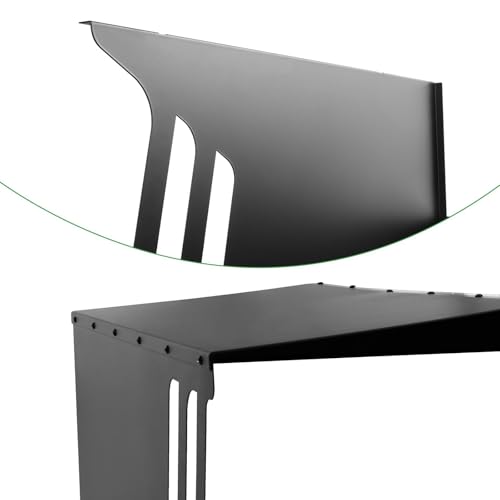 Stahl Mähroboter Garage, Rasenroboter Rasenmäher Garage aus Verzinkte Stahl, Überdachung Dach Carport Unterstand zum Garten, Schutz vor Sonnen Regen und Wind, 78 x 61 x 31(LXBXH) cm - 6