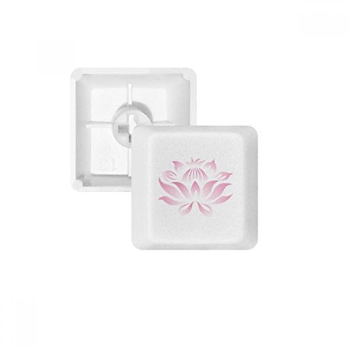 Keycaps PBT clavier mécanique blanc OEM au design floral multicolore vierge