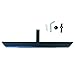 VANGUARD VGPDB-1362BK 38 inch Black Powdercoat Classic Double Layer Hitch Step | Compatible with Universal Models