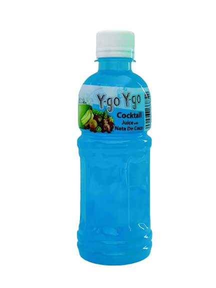 Y-go Y-go | Cocktail Juice Drink with NATA de Coco | 350ml Pack of 24