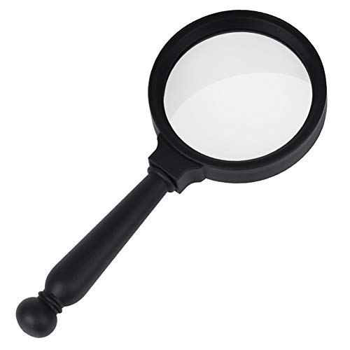Yeah-hhi Loupe de Poche 10X HD Expansion Miroir Enfants Étudiants Anciennes Personnes Lecture Livres Carte Mobile Téléphone Réparation Vieille Loupe Cover