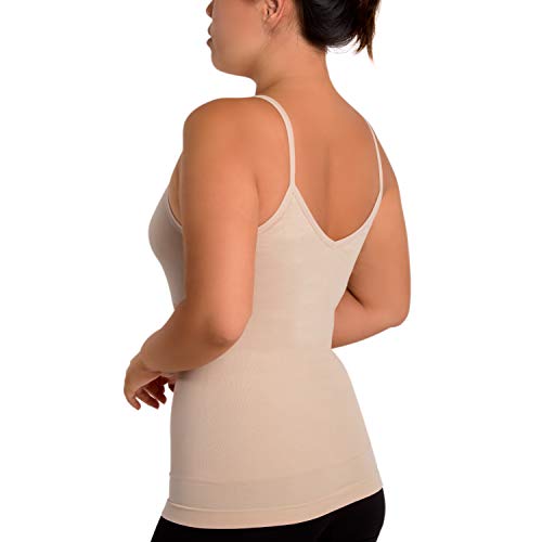 Image of Skinnygirl Women's Scoop Neck Seamless Shaping Camisole, 3-Pack