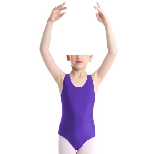 Justaucorps sans manches fille pour la danse et l'école