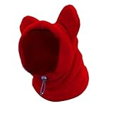 Hund Winterhut - warme Snood, Haustierkappe | Dicker Kapuzenschal für mittelgroße kleine Hunde Schutz vor Schneewindkälte gemütliche Haustierkleidung für Fahrtaktivitäten im Freien Ohrhalsabdeckung Ko