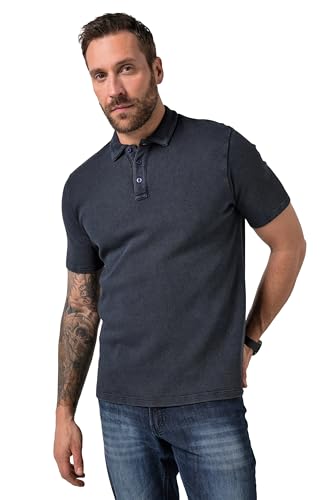 Polo homme JP 1880 anti-transpiration en maille gaufrée waffelpiquee vintage