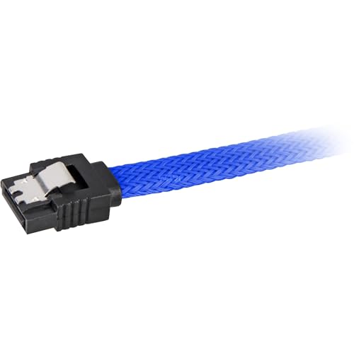 Sharkoon Cable SATA III 90° Sleeve 0.60 m Azul miniatura 3