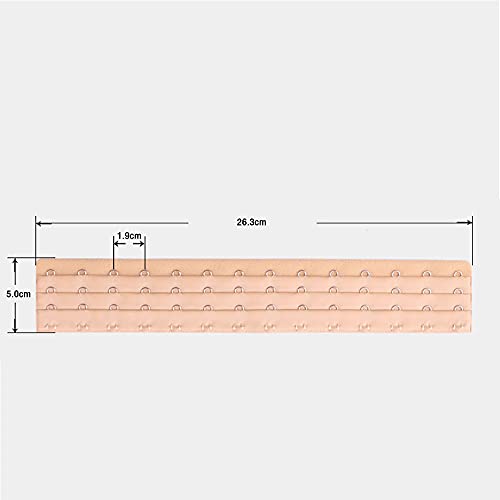 Aisemny Corset Extender 13-18 Hook Long Line Bra Back Extender 2 Pieces (Black+Beige, 15 Hooks) #TOP2