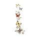 Deco 79 Metal Butterfly Decor, 39-Inch by 10-Inch