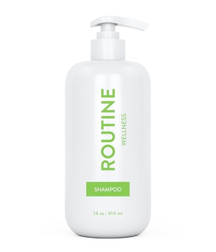 Routine Wellness Anti-Thinning Volumizing Shampoo for Thinning Hair &amp; Hair Loss - Grow Your Confidence with Biotin &amp; DHT Blockers - 14 oz Cucumbers