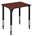 Regency Height Adjustable Rectangular School Student Desk, 18.5