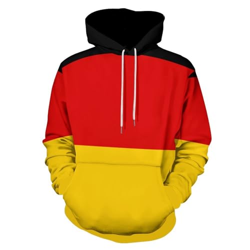 Sweat à capuche drapeau allemand, le pull à manches longues idéal à offrir aux passionnés