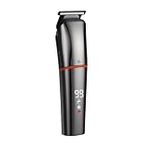 KNPSJJRHF Digital Display Electric Power Multifunctional Hair Clipper Push