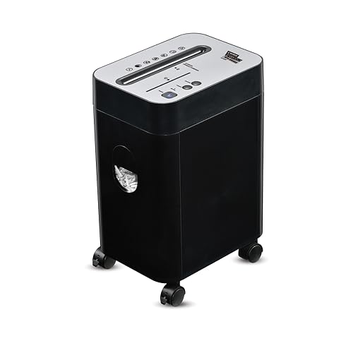 Image of Kores Easy Cut 832 Paper Shredder | 12-Sheet Cross Cut (P4) | Office Use | Pull-Out Bin | Bin Full Indicator | High Security Document Shredder