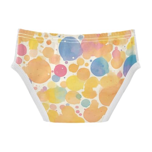 KLL Watercolor Little Boys Pure Cotton Briefs Breathable Undies2