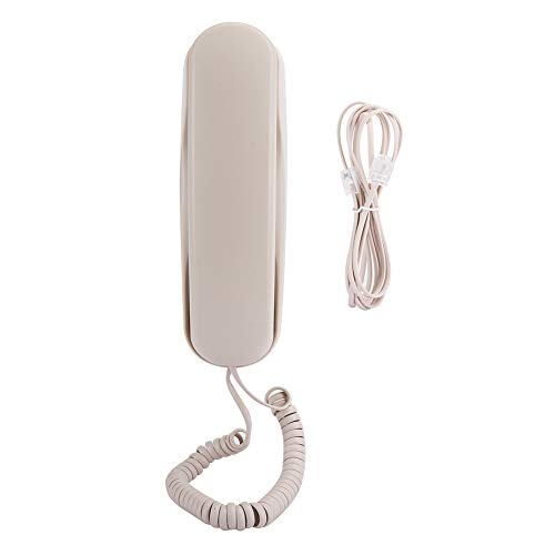 Teléfono de pared y mesa beige para hotel y hogar miniatura 6