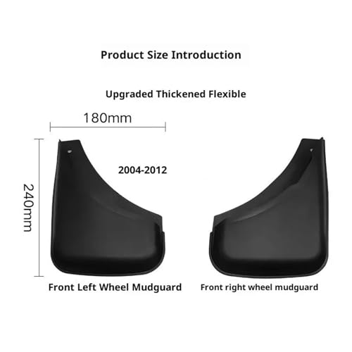 Guardabarros VW Santana 2004-2012 delanteros y traseros 3