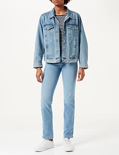 Wrangler Straight Jeans, Blu (in The Clouds), 31W