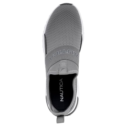 Image of Nautica Men's Slip-On Sneakers - Casual Fashion Shoes for Walking, in Medium & Wide Widths