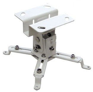 Support de plafond vidéo Brateck 2 en 1 inclinable et extensible pour Epson EH-TW2900 EH-TW3200 EH-TW3500 EH-TW3800 EH-TW4400 EH-TW4500 EH-TW5000 EH-TW5900 EH-TW5910 Blanc