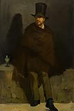  Art Journal: Édouard Manet - The Absinthe Drinker - Art Cover College Ruled Notebook  110 Pages