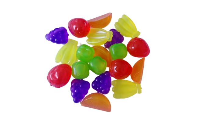 40/60 Pack Reusable Fruit Shaped Ice Cubes for Drinks Frozen Cold Drink Chilled Ice Cubes (60 Pack), Multicolor - Image 4