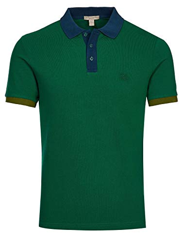 Preisvergleich Produktbild BURBERRY Brit Poloshirt, dunkelgrün Gr. M, dunkelgrün