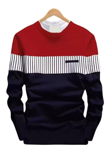 Image of HOLDIT Color Block Round Neck Polyester T-Shirt for Men's
