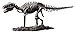 Desktop-Skulptur Simulation Dinosaurier Skeleton Modell Tier Statue Harz Skulptur Kunsthandwerk Figuren Puppe Dekoration Ornamente Home Büro Dekorationen